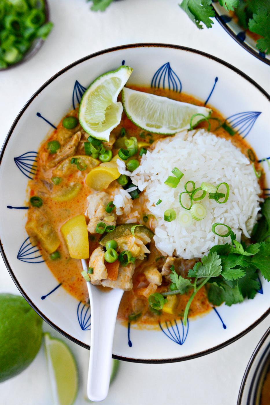 Thai Coconut Curry Chicken Soup at Home