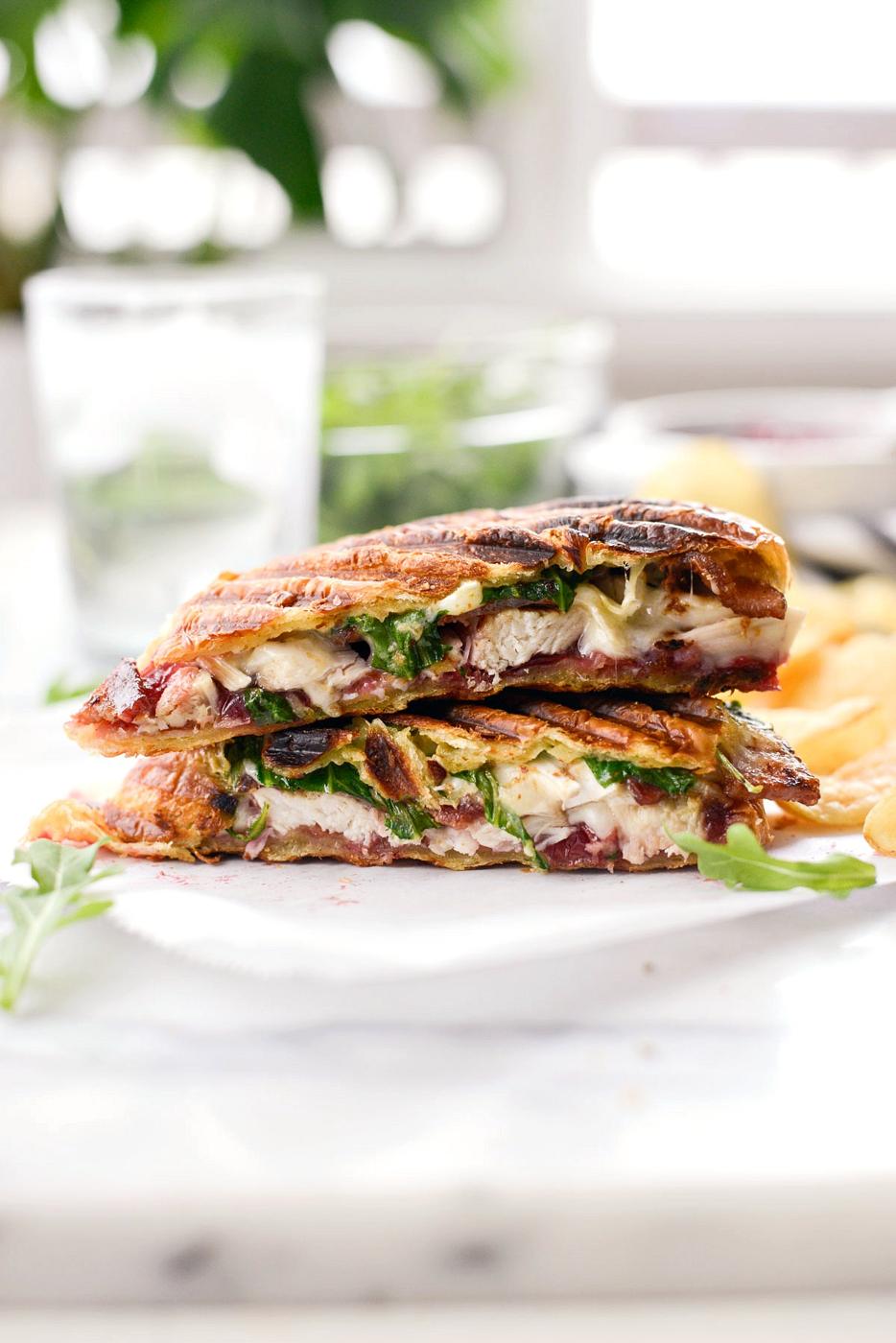 Turkey Cranberry Croissant Panini at Home