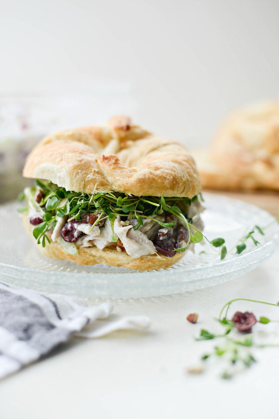 Roasted Turkey Cranberry Salad at Home