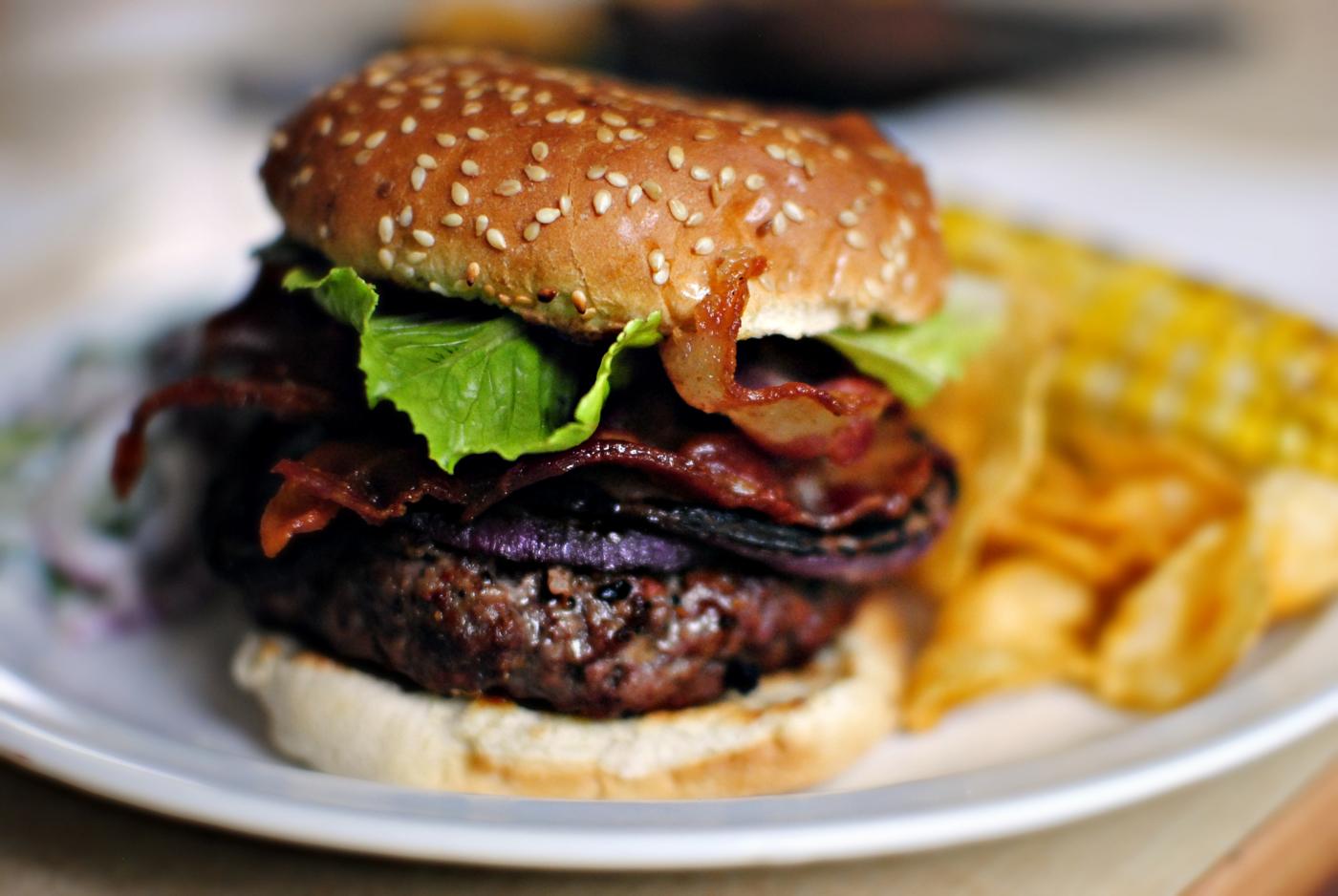 Home Kitchen The Black and Bleu Burger