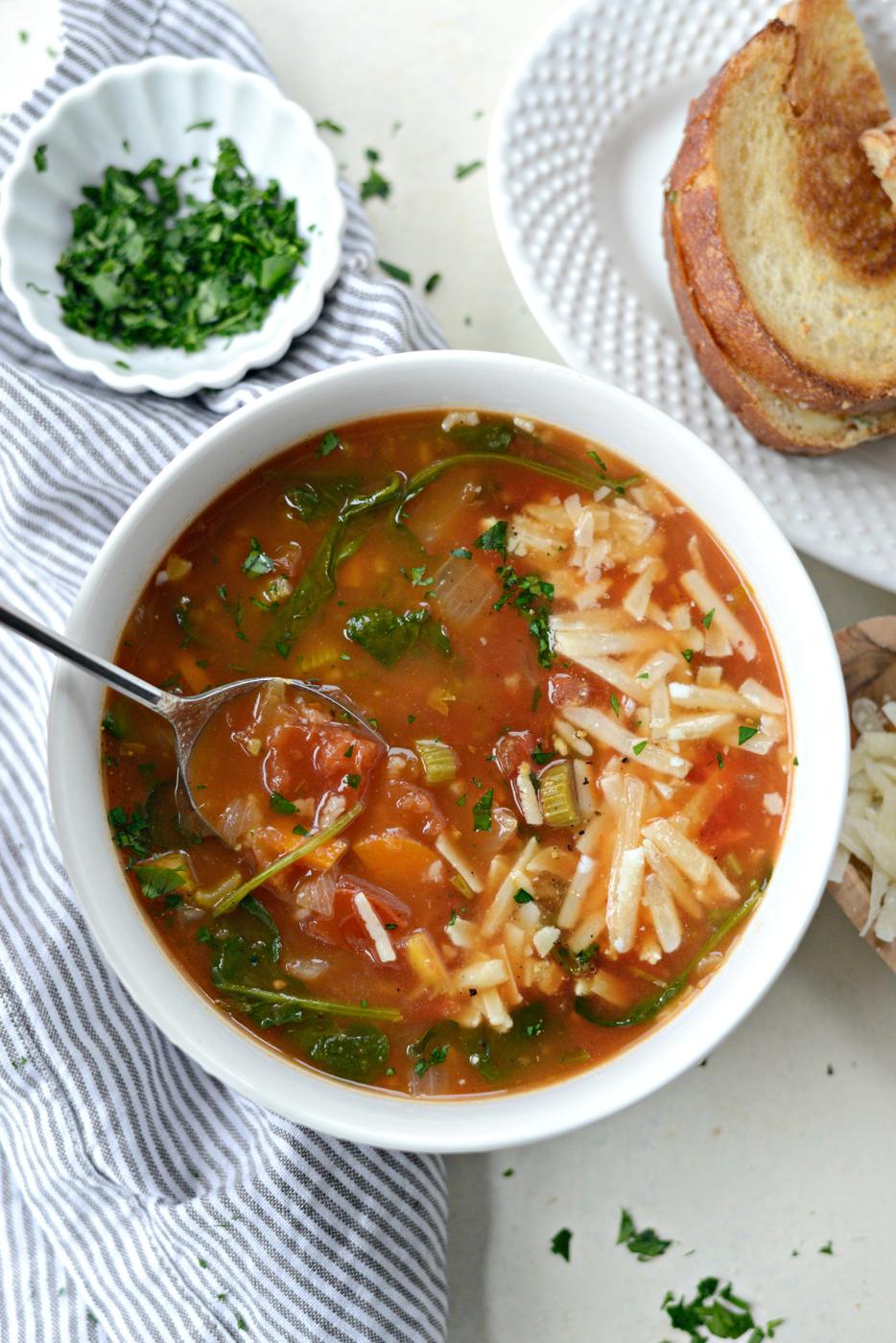 Florentine Soup, Tomato Style