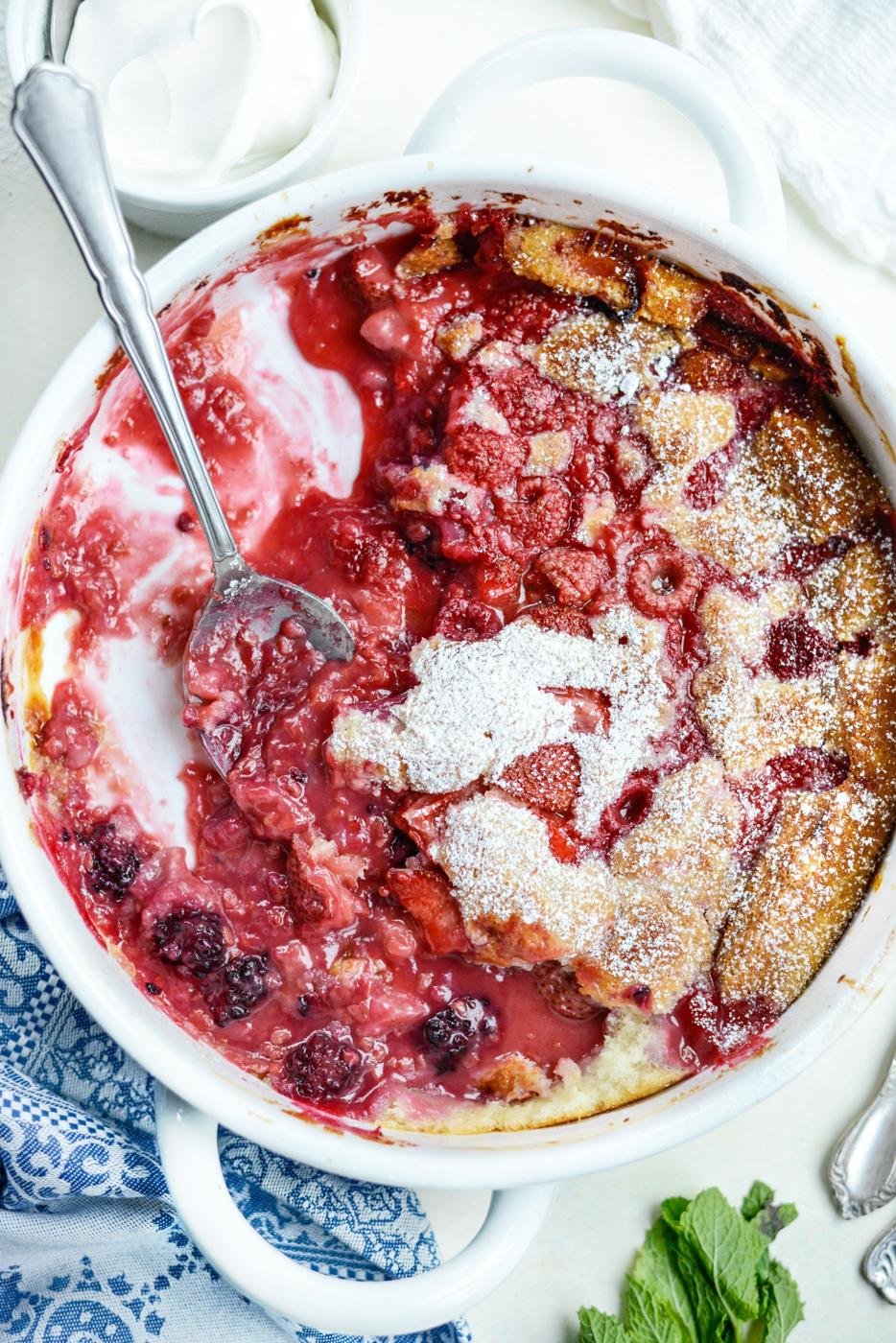 Home Kitchen Triple Berry Cobbler