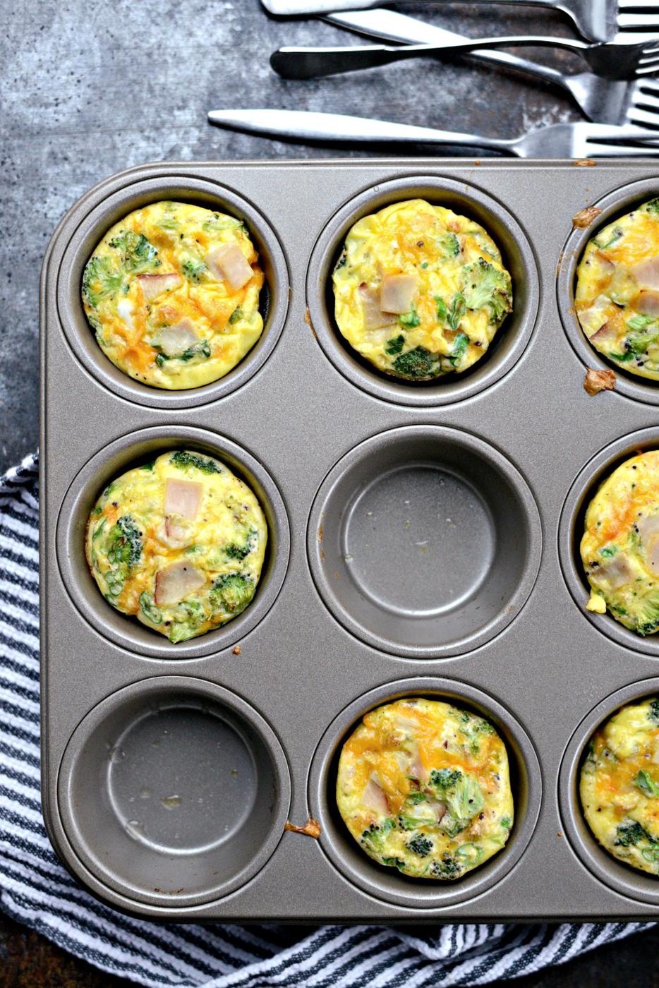 Broccoli and Cheddar Mini Frittatas, Turkey, Style