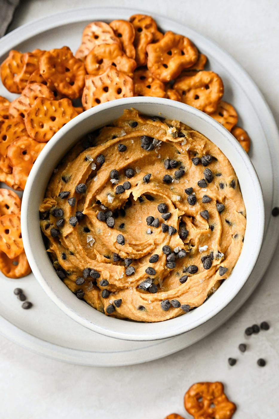 Vegan Cookie Dough Hummus Dip at Home