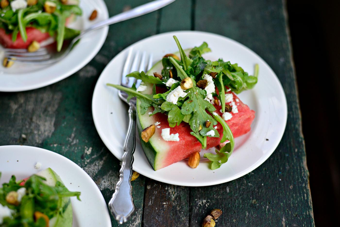 Watermelon Wedge Salad at Home