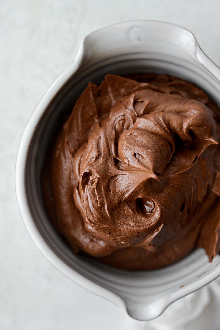 Whipped Chocolate Buttercream at Home