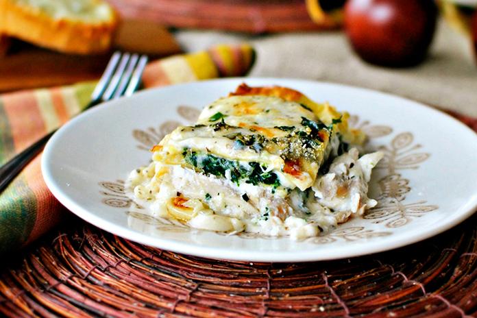 Lasagna: White Chicken Cheese