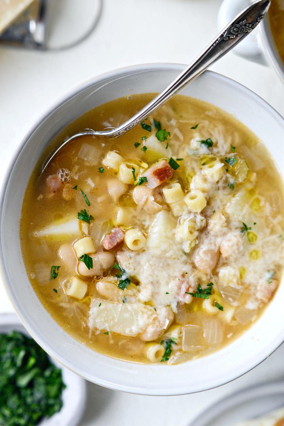 Pasta e Fagioli, White Style