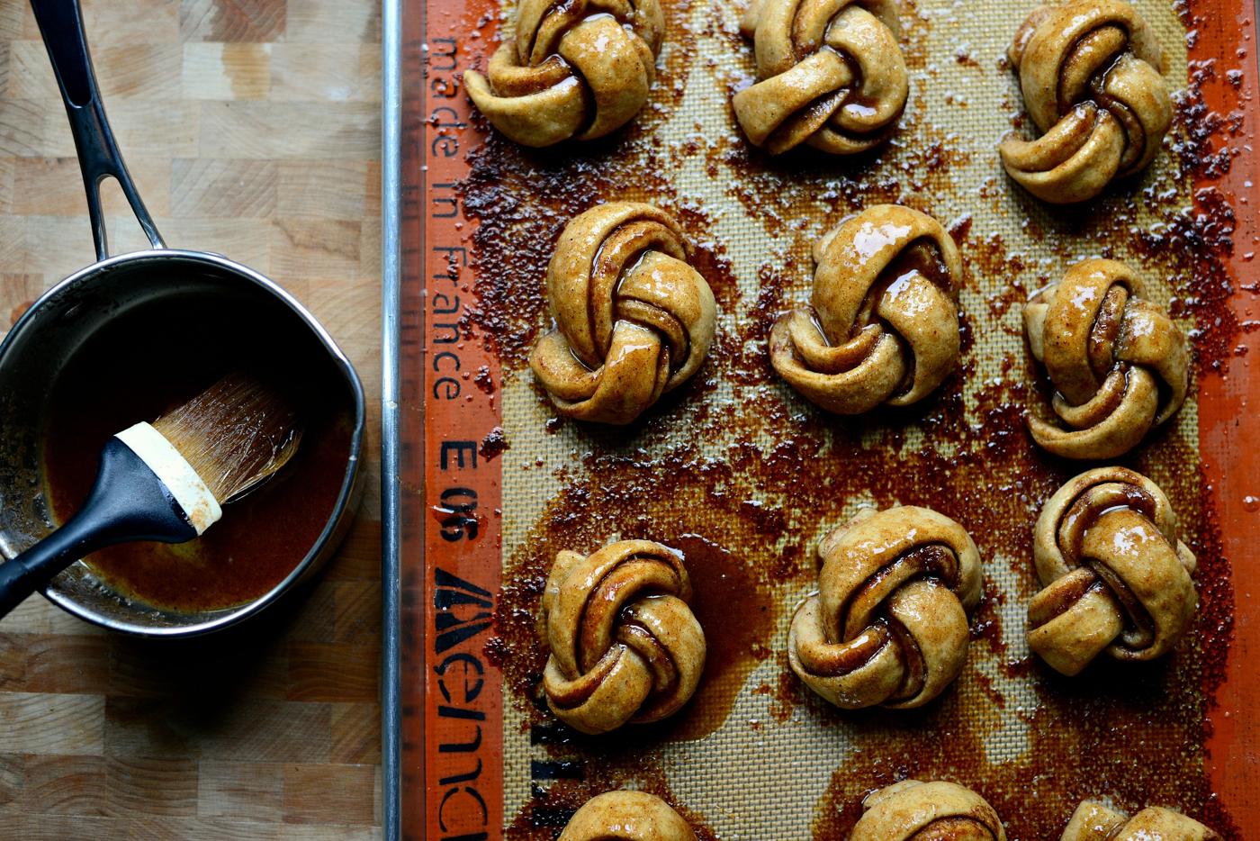Home Kitchen Whole Wheat Salted Pumpkin Spice Knots
