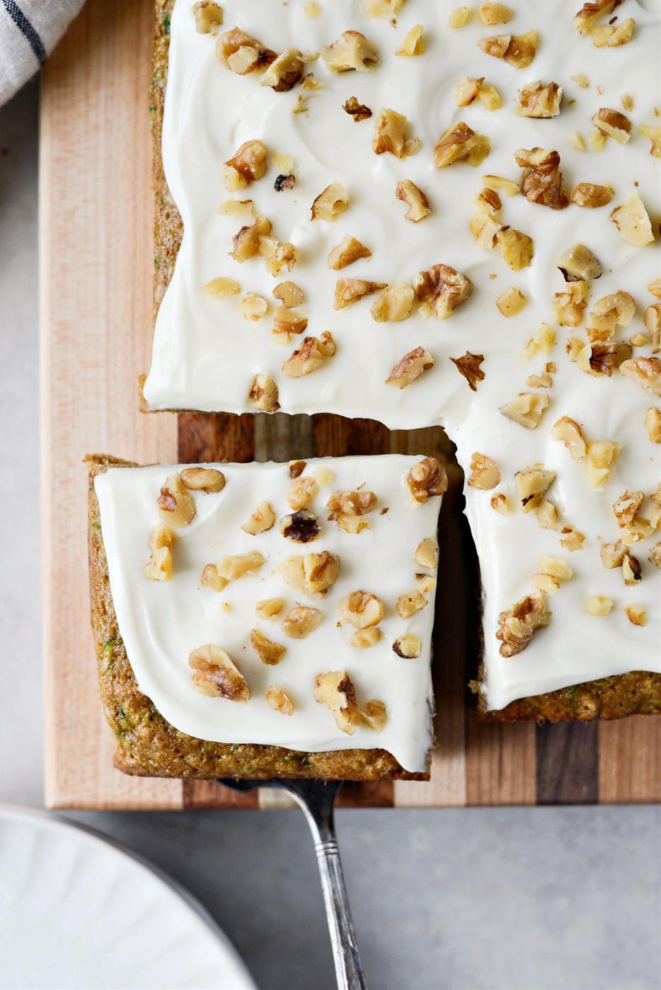 Cream Cheese Frosting Zucchini Cake
