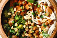 Satay Chicken & Sweet Potato Power Bowl