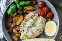 Tuscan Sheet Pan Chicken with Balsamic Burst Tomatoes and Crispy Potatoes
