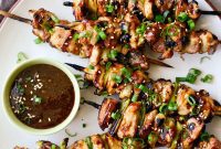 Grilled Japanese Chicken Skewers