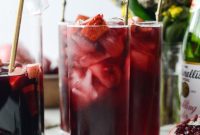 Crimson Sparkle Apple Cider Sangria