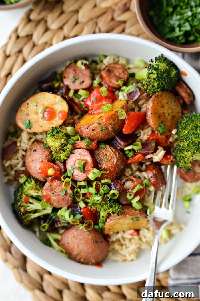 Unpacking 2022 11 Sheet Pan Andouille Sausage and Vegetables recipe