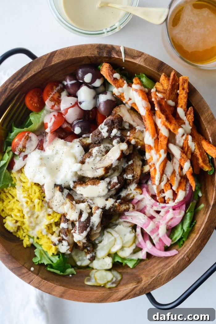 Air Fryer Chicken Shawarma Salad