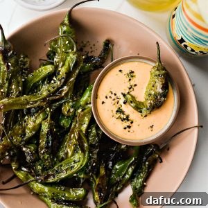 Furikake Blistered Shishito Peppers