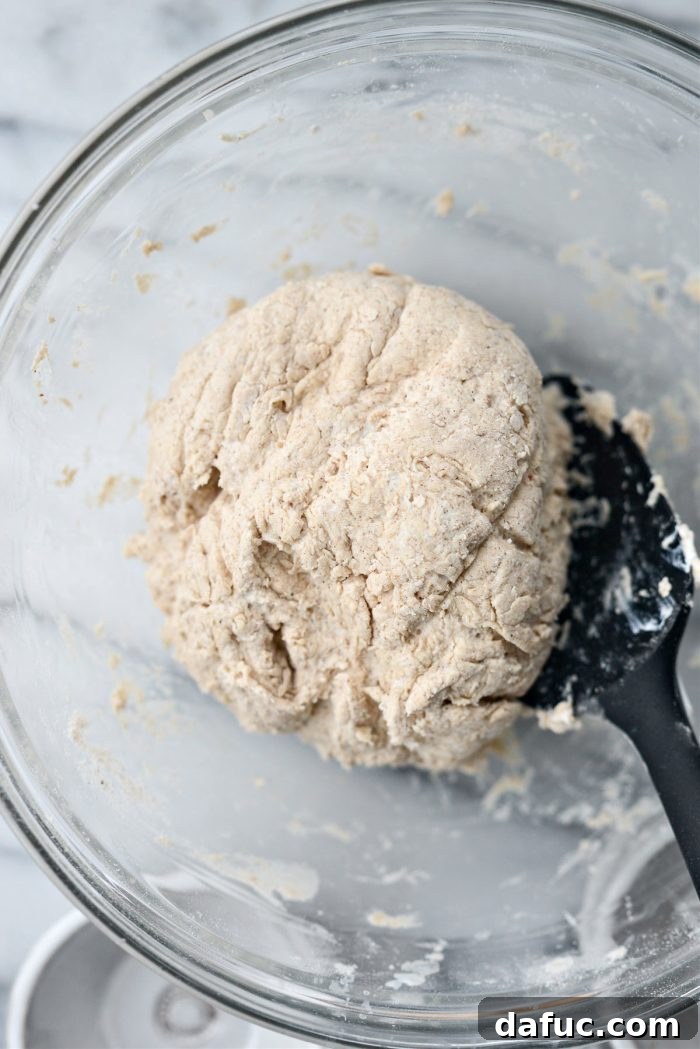 Golden Air Fryer French Toast Bagels 13 shape the dough into a ball