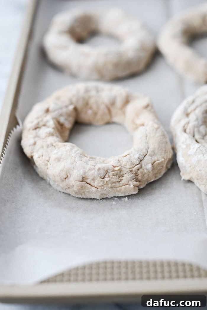Golden Air Fryer French Toast Bagels 18 transfer to parchment