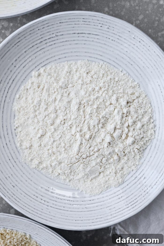 All-purpose flour in a bowl