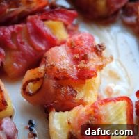 Bacon Wrapped Pineapple Bites Appetizer