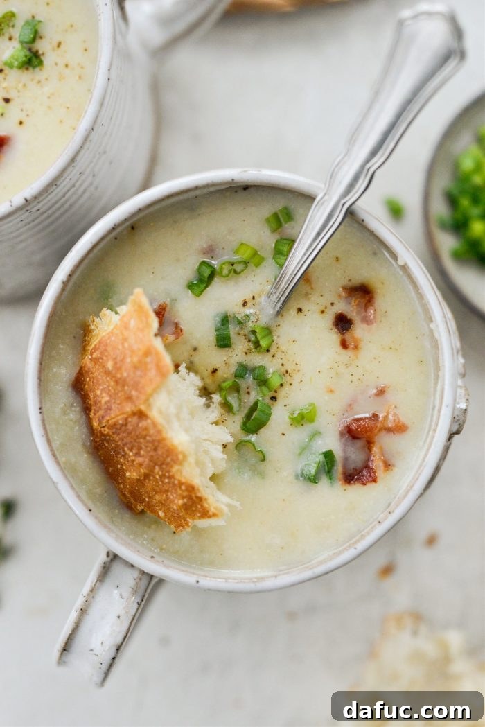 Hearty Cauliflower Potato Bisque 23 Creamy Cauliflower Potato Soup