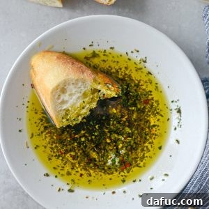 Garlic Herb Olive Oil Bread Dip