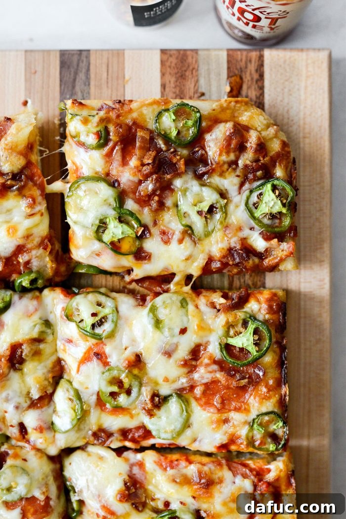 2023: A Retrospective Journey 11 Bacon Jalapeno Pizza with Hot Honey - Sweet and Spicy Pizza Recipe
