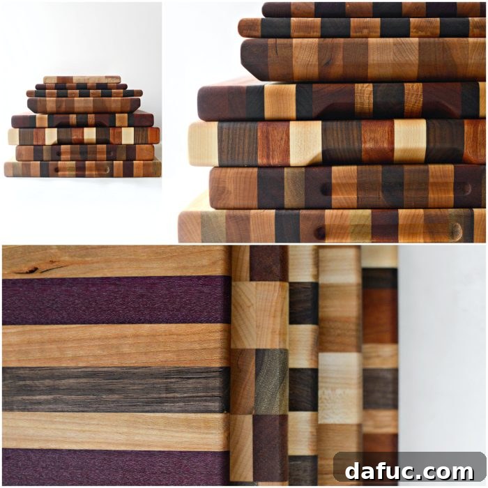 2023: A Retrospective Journey 17 Handmade Cutting Boards by Pat - Artisan Woodworking