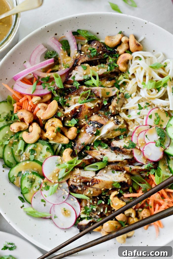 2023: A Retrospective Journey 10 Grilled Sesame Chicken Noodle Bowls - Healthy Asian-Inspired Dinner