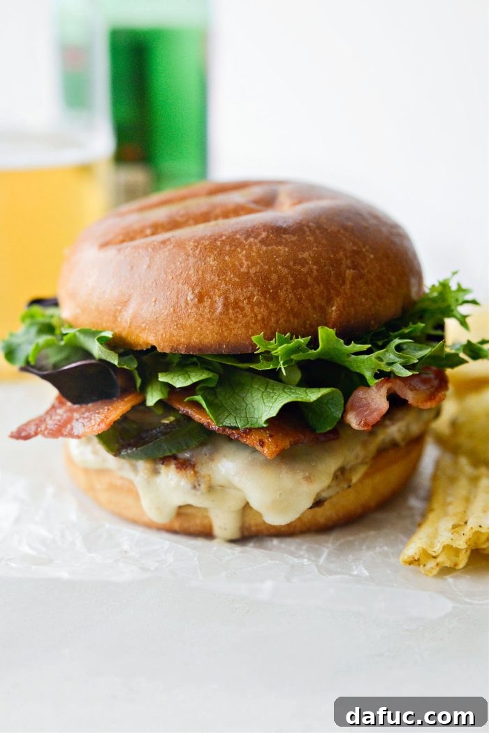 Chicken smash burger with a side of fries