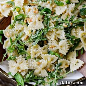 Lemon Basil Parmesan Pasta Salad