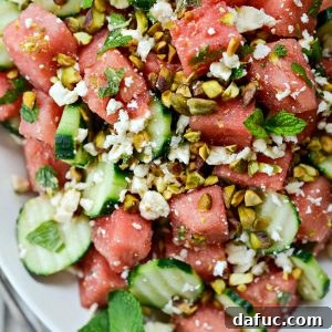 Refreshing Watermelon Feta Cucumber Salad 12 Cucumber Watermelon Feta Salad