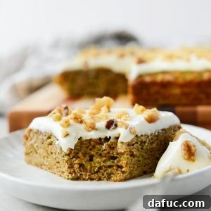 Zucchini Cake with Cream Cheese Frosting