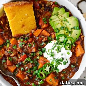 Sweet Potato Turkey Chili