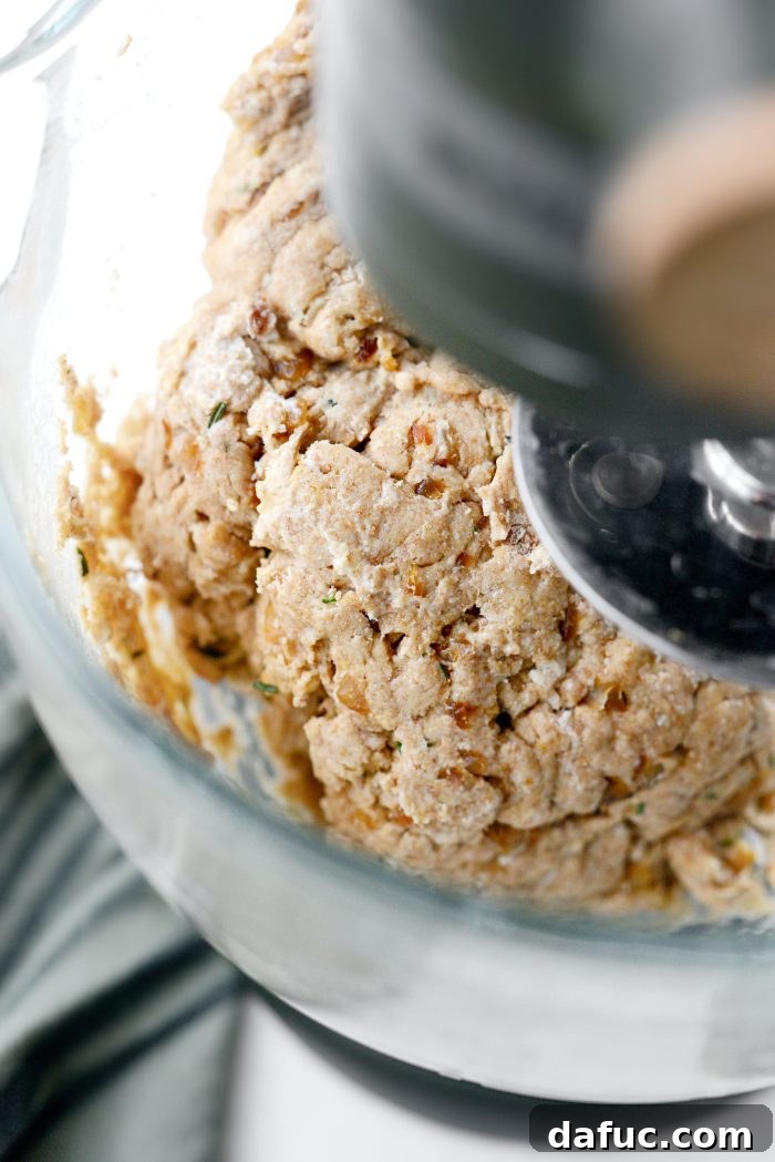 Fragrant Rosemary and Sweet Caramelized Onion Whole Wheat Rolls 13 blend until a shaggy dough forms
