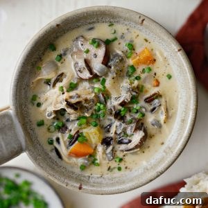 Turkey Mushroom Wild Rice Soup