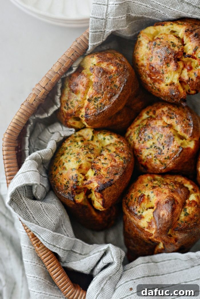 Fluffy Bacon Gruyere Clouds 17 Bacon Gruyere Popovers
