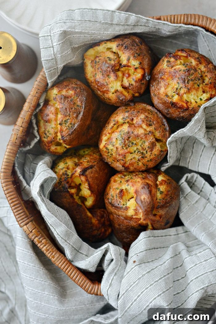 Fluffy Bacon Gruyere Clouds 19 Bacon Gruyere Popovers
