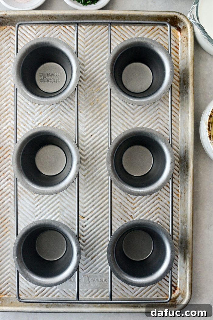 Fluffy Bacon Gruyere Clouds 6 popover pan
