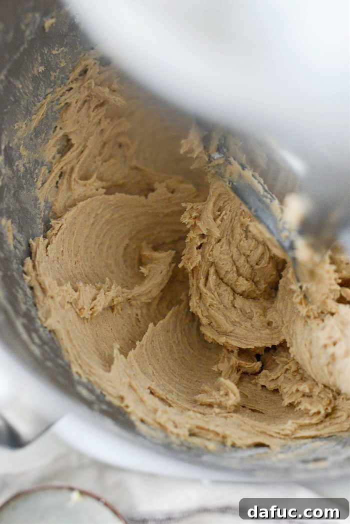Adding a splash of milk to brown sugar frosting