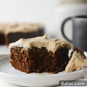 Gingerbread Cake with Brown Sugar Frosting