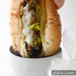 Mississippi Pot Roast Sandwich - A hearty, flavorful sandwich perfect for using leftover pot roast.