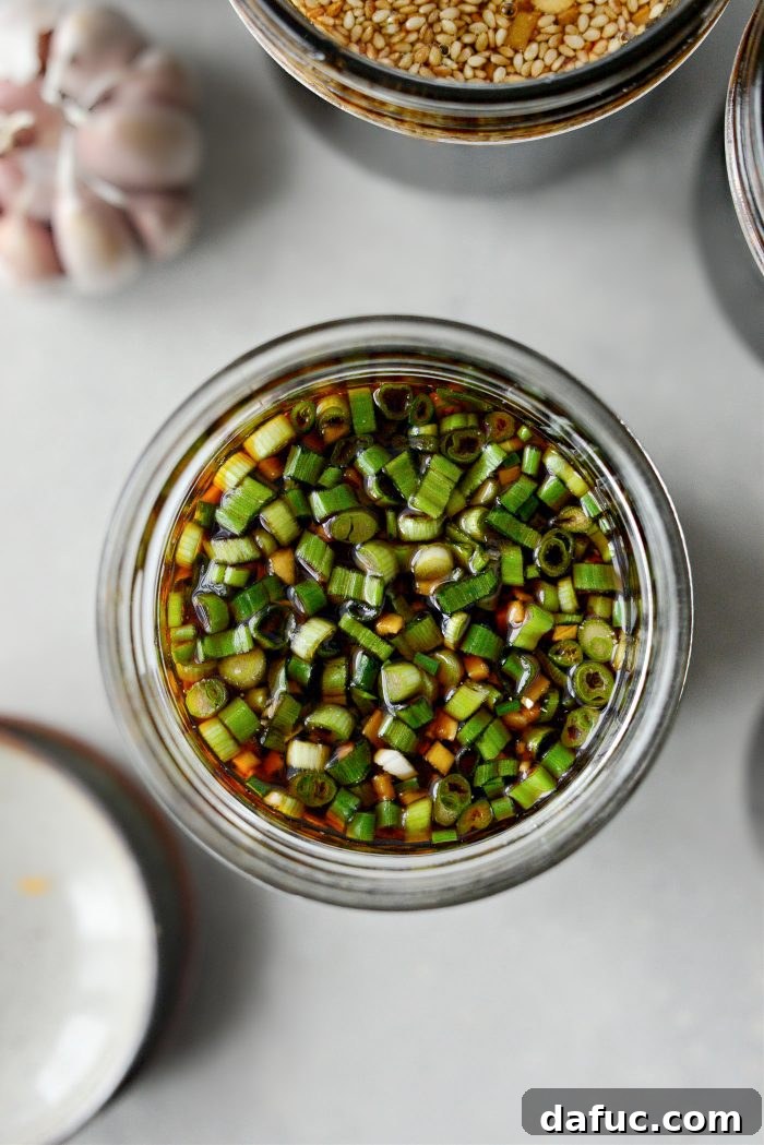 green onion Homemade Teriyaki Sauce