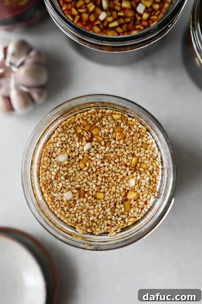 DIY Teriyaki Perfection 10 Sesame flavored homemade teriyaki sauce with toasted sesame seeds and sesame oil