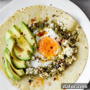 Three Delicious Feta Fried Egg Ideas 11 Basil Pesto Feta Fried Egg