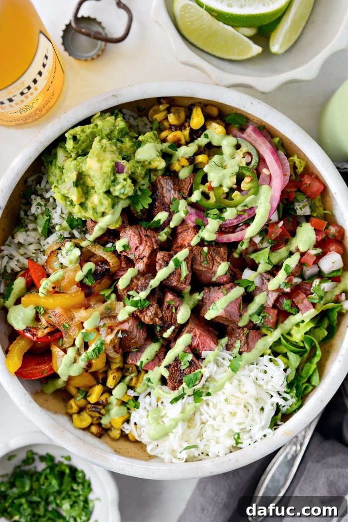 Mexicali Steak Burrito Bowl