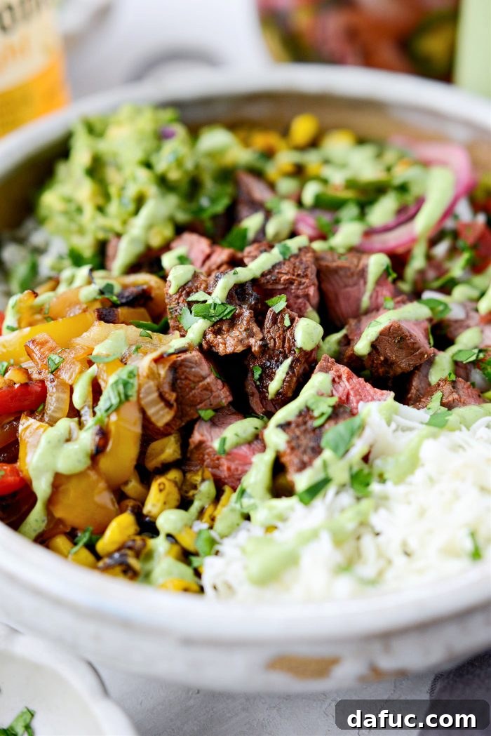 Mexicali Steak Burrito Bowl