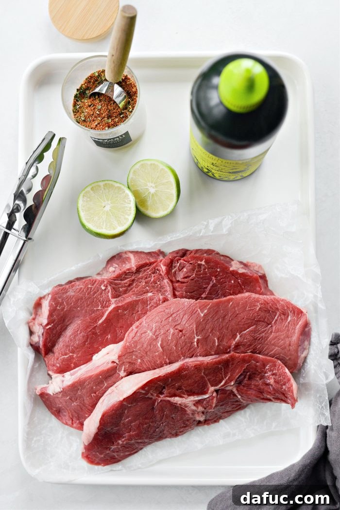 Mexicali Steak ingredients