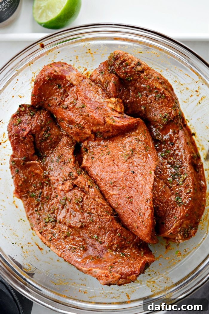 steak coated in Mexicali seasoning